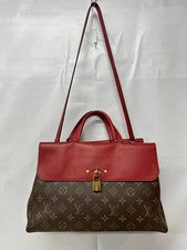 LOUIS VUITTON Monogram Venus 2-Way Handbag, Red #QY3UZA